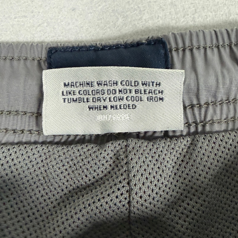 VTG 90's Abercrombie & Fitch Mens M 092 Track Pants Gray Gym Issue Mesh Lined - Picture 8 of 16